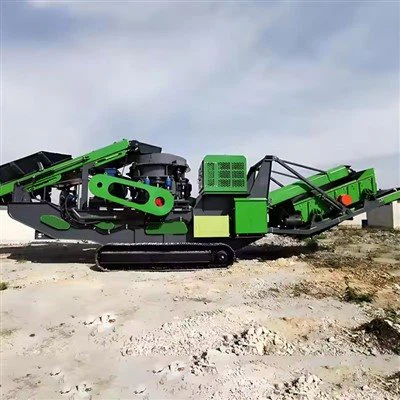 Мобилна проследена дробилка за челюст